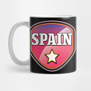 Spain retro sports logo Mug
